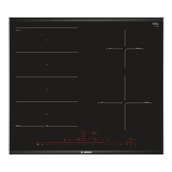 Piano cottura induzione 4 zone SERIE 8 Pxe675Dc1E Black (60cm)