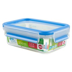 Contenitore alimenti (550ml) CLIP & CLOSE Azzurro e Trasparente 508538