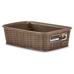 Cestino plastica (20x14x6cm) ELEGANCE Tortora 30901