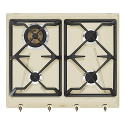 Piano cottura gas 4 zone COLONIALE SRV864POGH Panna (60cm)