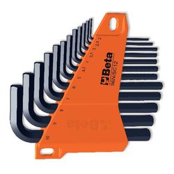 Set chiavi maschio esagonale piegate per brugole 12 pz 96N/SC12 Nero 000960661