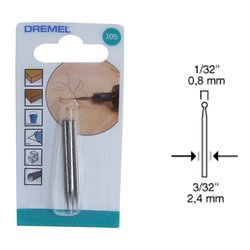 Fresa miniutensile 3 pz 105 d. 0,8mm 2 615 010 5JA