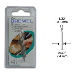 Fresa miniutensile 3 pz 108 d. 0,8mm 2 615 010 8JA