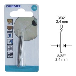 Fresa miniutensile 3 pz 107 d. 2,4mm 2 615 010 7JA