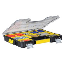 Porta minuteria valigetta organizer 10P (44,6x7,4x35,7cm) Nero e Giallo 197517