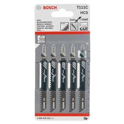 Set lame seghetto alternativo Per legno T111C 5 pz 100 mm 2608630033