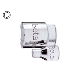 Chiave a bussola 3/8"F bocca esagonale (13mm) Cromo lucido 910/A 009100013