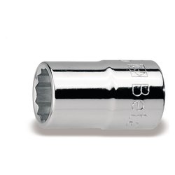 Chiave a bussola 1/2"F bocca poligonale (15mm) Cromo lucido 920B 009200115