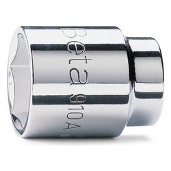 Chiave a bussola 3/8"F bocca esagonale (8mm) Cromo lucido 910/A 009100008