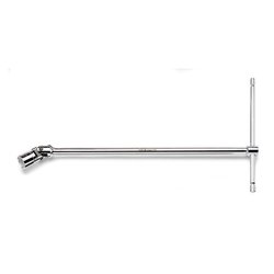 Chiave T bussola esagonale snodata (12mm) 952 Cromo lucido 009500012