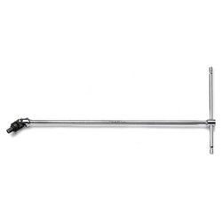 Chiave T maschio esagonale snodata (6mm) 953 Cromo 009530160