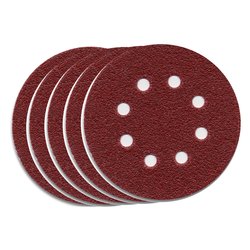 Set dischi abrasivi levigatrice 5 pz D.125 mm 120 G 2608900807