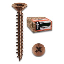 Viti per legno tutto filetto (7x0,45 cm) PANEL VIT Bronzato 200 pz PVACZP450700BZC
