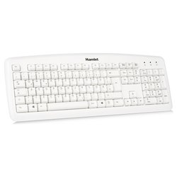 Tastiera computer German Wired Bianco XKKITA2 D1W WH