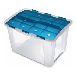 Contenitore (60L) multiuso HOME BOX Trasparente