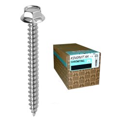 Viti autofilettanti per edilizia MUSTAD KOVERVIT AA cromato (18x0,65 cm) 100 pz KV811B651800C8C