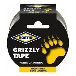 Nastro telato Grizzly 2,5cm x 10m Grigio 6312076