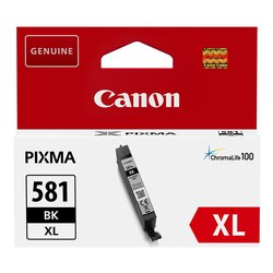 Image of Cartuccia stampante Linea CLI-581 Nero CHROMALIFE 100 CLI 581BK XL 2052C001 cod094