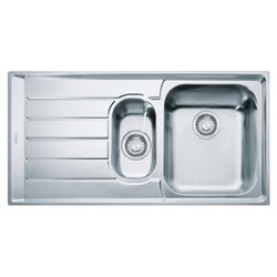 Lavello 1 vasca e mezza (100,4x51,4cm) Nex 251 Sx NEPTUNE Inox Spazzolato 127 0059 717