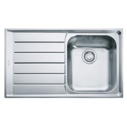 Lavello 1 vasca (86,4x51,4cm) Nex 211 Sx NEPTUNE Inox Spazzolato 127 0059 655
