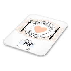 Bilancia cucina BENESSERE Ks 19 Love Bianco 70417 5 Kg