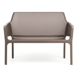 Divano NET Bench 2 posti lineare Tortora 40338 10 000