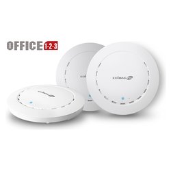 Set access point Ac1300 Wave 2 Dual Band PoE White OFFICE 1 2 3