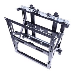 Supporto monitor parete Portata 30 Kg VESA 400 x 400 PMQ Push&Pull Light Black PM5000