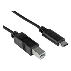 Cavo adattatore Usb 3.1 Type C Type B Black 1m XCTC U2B100