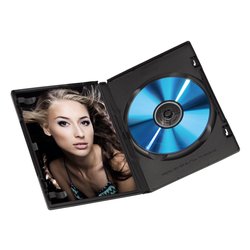 Image of Set custodie CD e DVD 5 pz nero 00051297 cod094