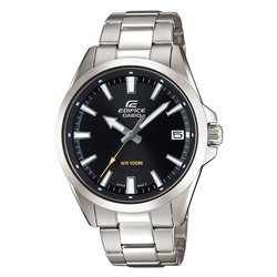 Image of Orologio EDIFICE Classic nero e argento EFV 100D 1AVUEF cod094