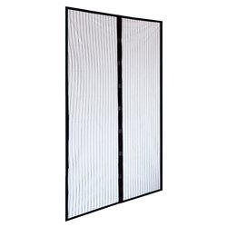 Zanzariera porta nero L. 140 cm x h. 240 cm IART5305