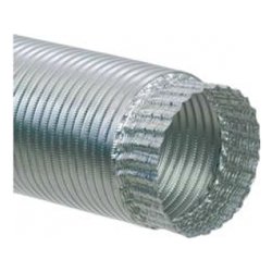 Tubo canna fumaria (12x80x300cm) telescopico flex Silver SFUSTU0065NA