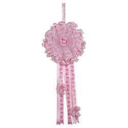 Image of Fiocco nascita medio Rosa FC M cod094