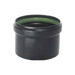 Terminale canna fumaria (8cm) PELLET LIGHT Nero opaco PN819C