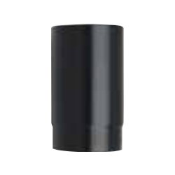 Tubo canna fumaria (12x25cm) PLUS LIGHT Nero opaco NNOL1202