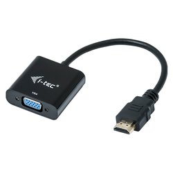 Adattatore video Adapter Hdmi To Vga Black HDMI2VGAADA