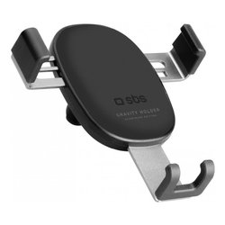 Supporto auto smartphone Gravity Black e Silver TESUPPCLIPGRAVK