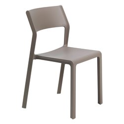 Sedia da esterno polipropilene TRILL Bistrot Tortora 40253 10 000