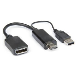 Adattatore video Adapter da Hdmi a Dp Displayport F Black XVAHDM DPA