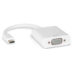 Adattatore video Adapter Usb Type C To Vga White HVATC2VGA