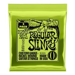 Set muta corde elettrica REGULAR SLINKY 3 Pack P03221