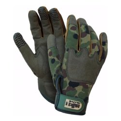 Guanti lavoro HIGH TECH ARMY WORK&SPORT Mimetico e Verde taglia XL (10) 07325 XL