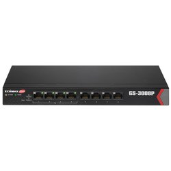 Switch di rete 8 porte SMB Managed PoE+ Black GS 3008P Gigabit (1000Base-TX)
