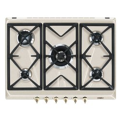 Piano cottura gas 5 zone COLONIALE SRV876AVOGH2 Avena (70cm)