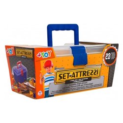 Valigetta con set attrezzi lavoro 23 pz W’TOY 36257