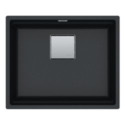 Lavello 1 vasca (56x46cm) Kng 110 52 KUBUS 2 Nero Opaco 125 0529 601