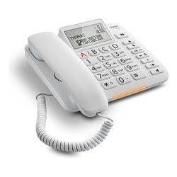 Telefono fisso SENIOR Dl380 Bianco S30350 S217 K102