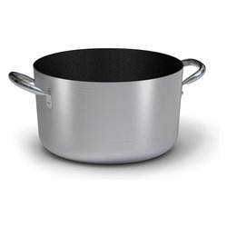 Casseruola Alluminio antiaderente (28cm) PROFESSIONALE SERIE 2000 Alluminato e Nero 2018 28