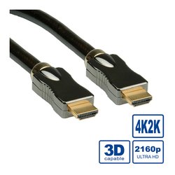 Cavo HDMI STANDARD High Speed con Ethernet Gold Black 1m RO11 04 5680